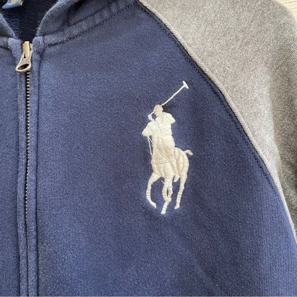 POLO RALPH LAUREN‎ BIG PONY ZIP FRONT HOODIE